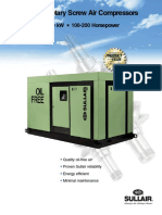 Oil-Free Rotary Screw Air Compressors: 75-150 KW 100-200 Horsepower
