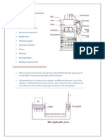 Hydraulic Press Machine Consists of Following Parts: H P M W P