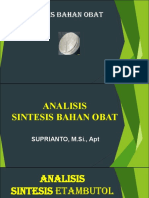 Analisi Sintesis Bahan Obat