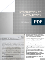 Introduction To Biostatistics: Lecture by Kashan Majeed M.Phil Fellow, MSC, BSC (Hons) Ku