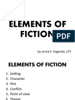Elements of Fiction: by Jerick E. Fegarido, LPT