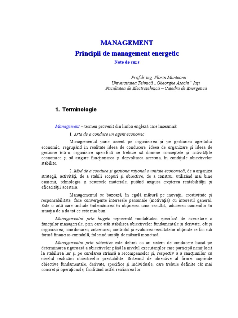 Curs Management Educational Curs Management | PDF