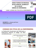 Codigo de Etica de Enfermeria Exponer