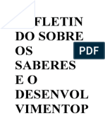 Refletin Do Sobre OS Saberes EO Desenvol Vimentop