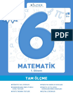 6 Sinif Matematik Tam Olcme 1 Donem Cozumlu