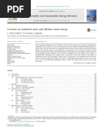 A Review of Combined Wave and Offshore Wind Energy