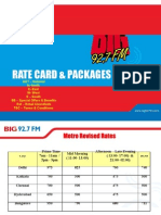 Rate Card & Packages