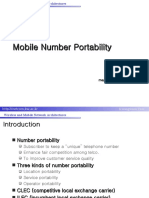 Mobile Number Portability