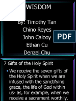 Wisdom: By: Timothy Tan Chino Reyes John Calooy Ethan Cu Denzel Chu