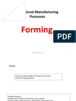 FORMING-Traditional Manufacturing Processes