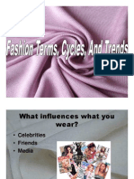 Fashion Terms, Cycles, and Trends