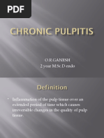 Download Chronic Pulpitis by DrORGANESAMURTHI SN49692909 doc pdf