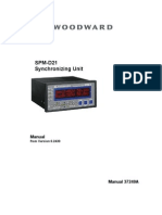SPM-D21 Synchronizing Unit: Manual