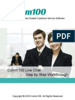 Comm100 Live Chat Step by Step Walkthrough: Open Source & Free Hosted Customer Service Software