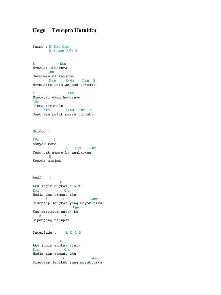 Chord Pdf