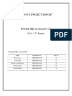 Finance Project Report Analysis