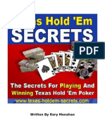 Rory Monahan - Texas Hold'Em Secrets