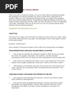 Download RHETORICAL ANALYSIS guidelines by Dhea Zam SN49699699 doc pdf