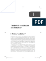 British Constitution and Monarchy