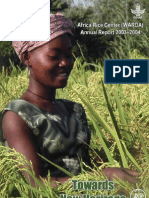 AfricaRice Annual Report 2003-2004
