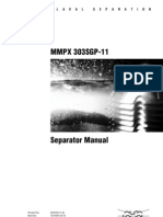 ALFA LAVAL Separation Manual MMPX303SGP 