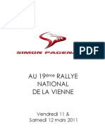 Dossier Presse Simon Pagenaud Rallye de La Vienne