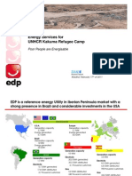 EDP Energy Services for UNHCR Kakuma Refugee Camp