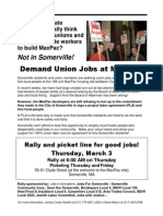 March 3 Picket Line and Rally at MaxPac