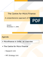The Centre For Micro Finance: A Comprehensive Approach of Microfinance