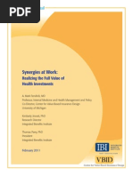 Download Synergies at Work Realizing the Full Value of Health Investment by National Pharmaceutical Council SN49710209 doc pdf