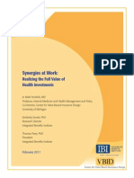 Synergies at Work: Realizing The Full Value of Health Investment