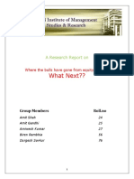 What Next??: A Research Report On