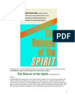 The Release of Spirit