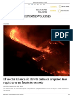 Erupciones Volcanes en EL PAÍS