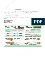 Demonstrative Pronouns: This Is An Enormous Field. These Are My Suitcases