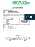 Surat Tugas Banser Polsek Ujungpangkah