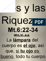 Dios y las riquezas