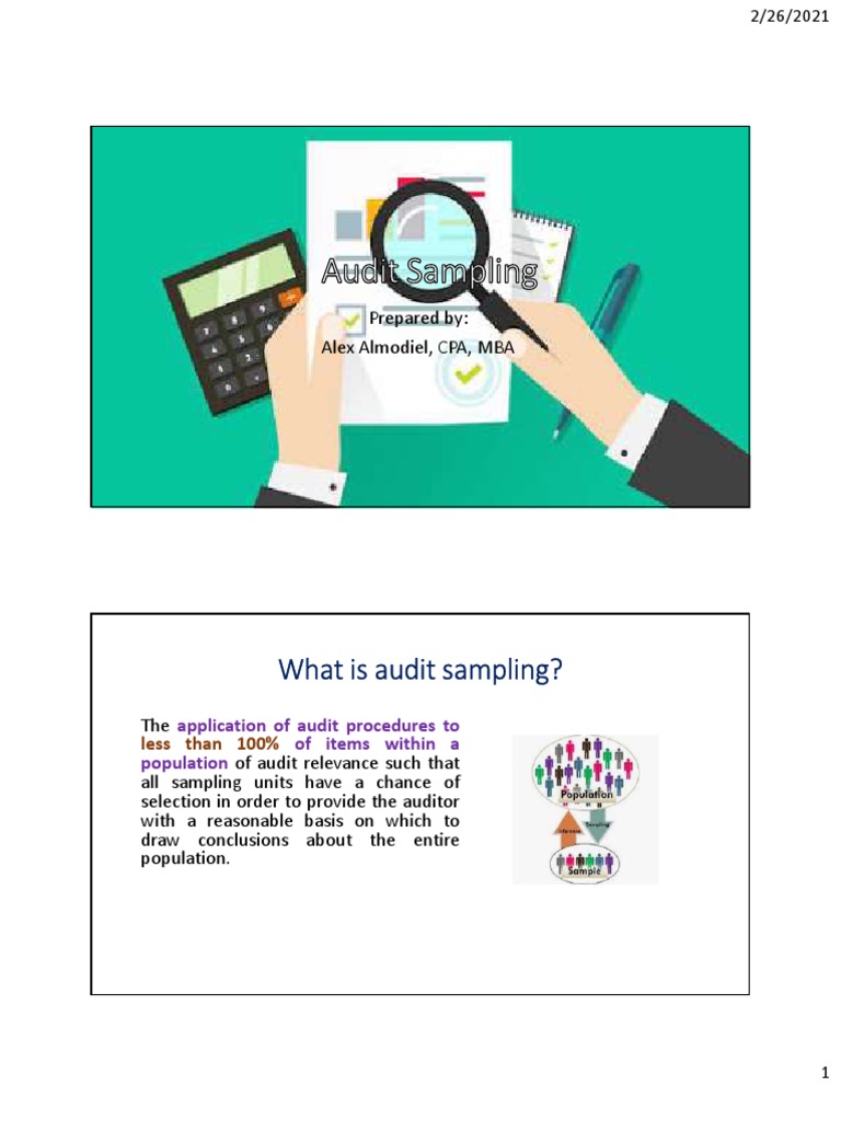 Understanding Audit Sampling Risks | PDF | Audit | Sampling (Statistics)