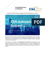 Post Event Report - Csa Indonesia Summit 2019 2