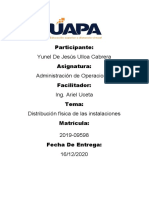 Proyecto Final Administracion de Operaciones Yunel