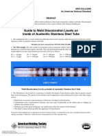 Aws D18.2-2009 Guide To Weld Discoloration Levels On Inside of Austenitic Stainless Steel Tube