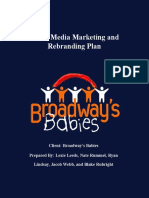 Social Media Marketing and Rebranding Plan