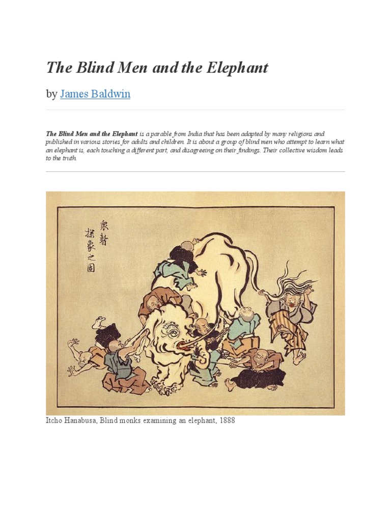 The Blind Men and The Elephant | PDF | Elephant