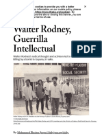 Walter Rodney, Guerrilla Intellectual - JSTOR Daily