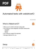 Automated Tests With Webdriverio: João Casalta Nabais