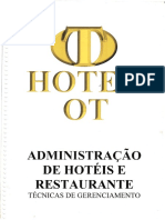 Hotel OT - Administração de Hotéis e Restaurantes - Tecnicas de Gerenciamento
