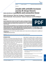 Injection of marinade with actinidin increases