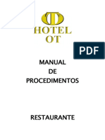 Manual de procedimentos para garçom