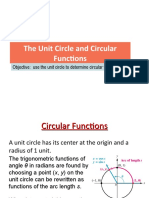 Objective: Use The Unit Circle To Determine Circular Functions