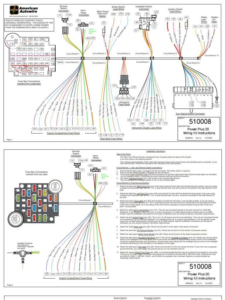 Fusebox Whole Wiring | PDF | Electrical Connector | Electrical Components